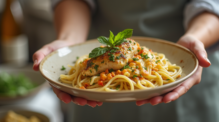 blackened chicken alfredo