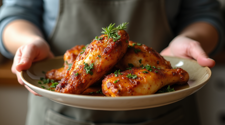 Crispy Smoked Chicken Legs