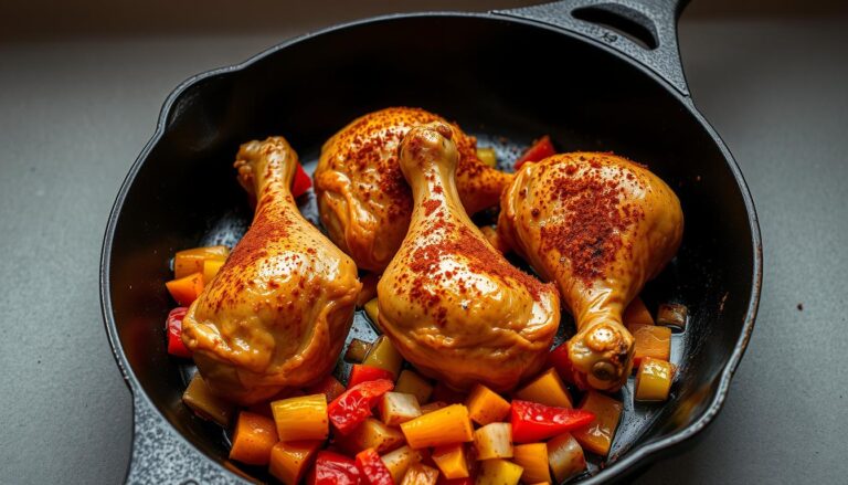 Chicken Drumsticks with Peppers and Paprika