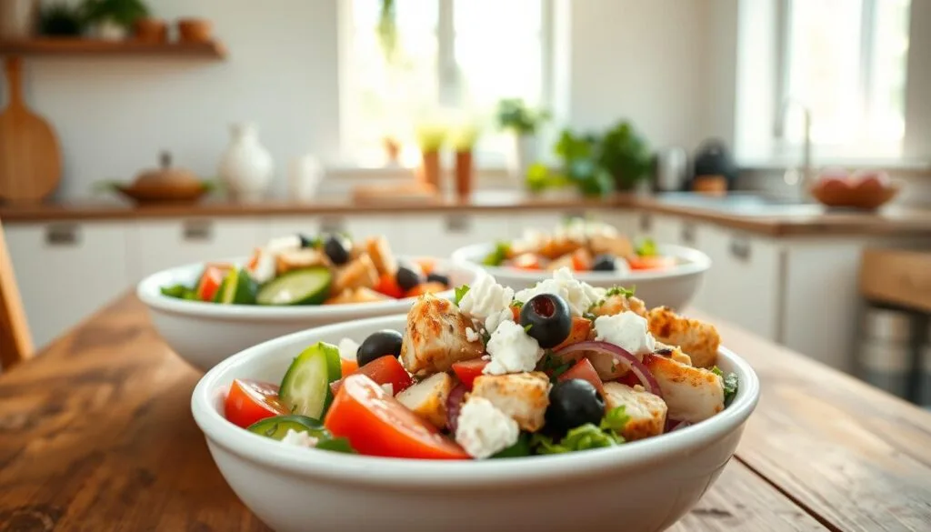 Greek Chicken Bowls