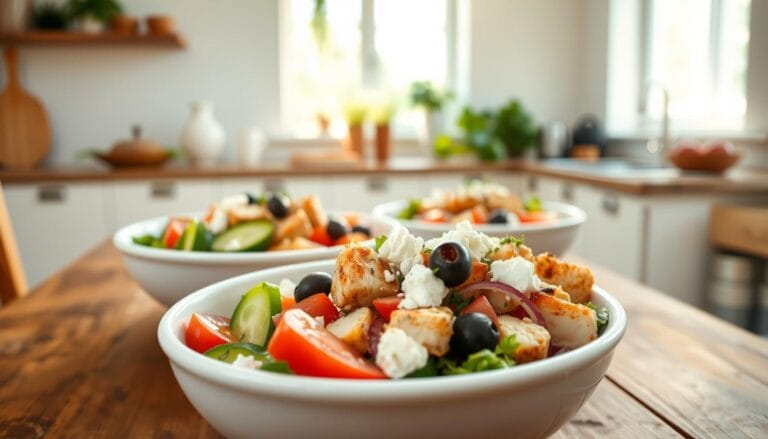 Greek Chicken Bowls
