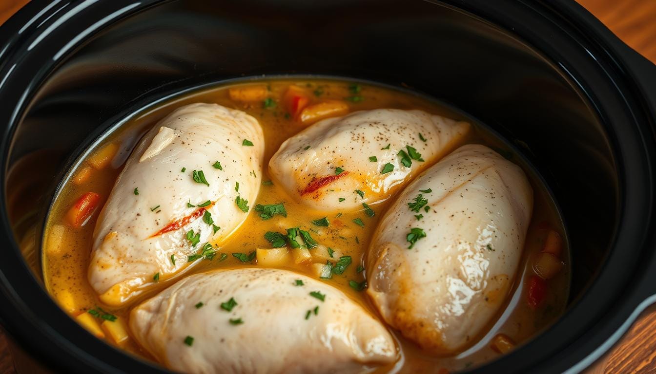 frozen chicken breast slow cooker