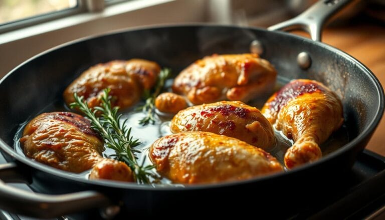 fry chicken in olive oil